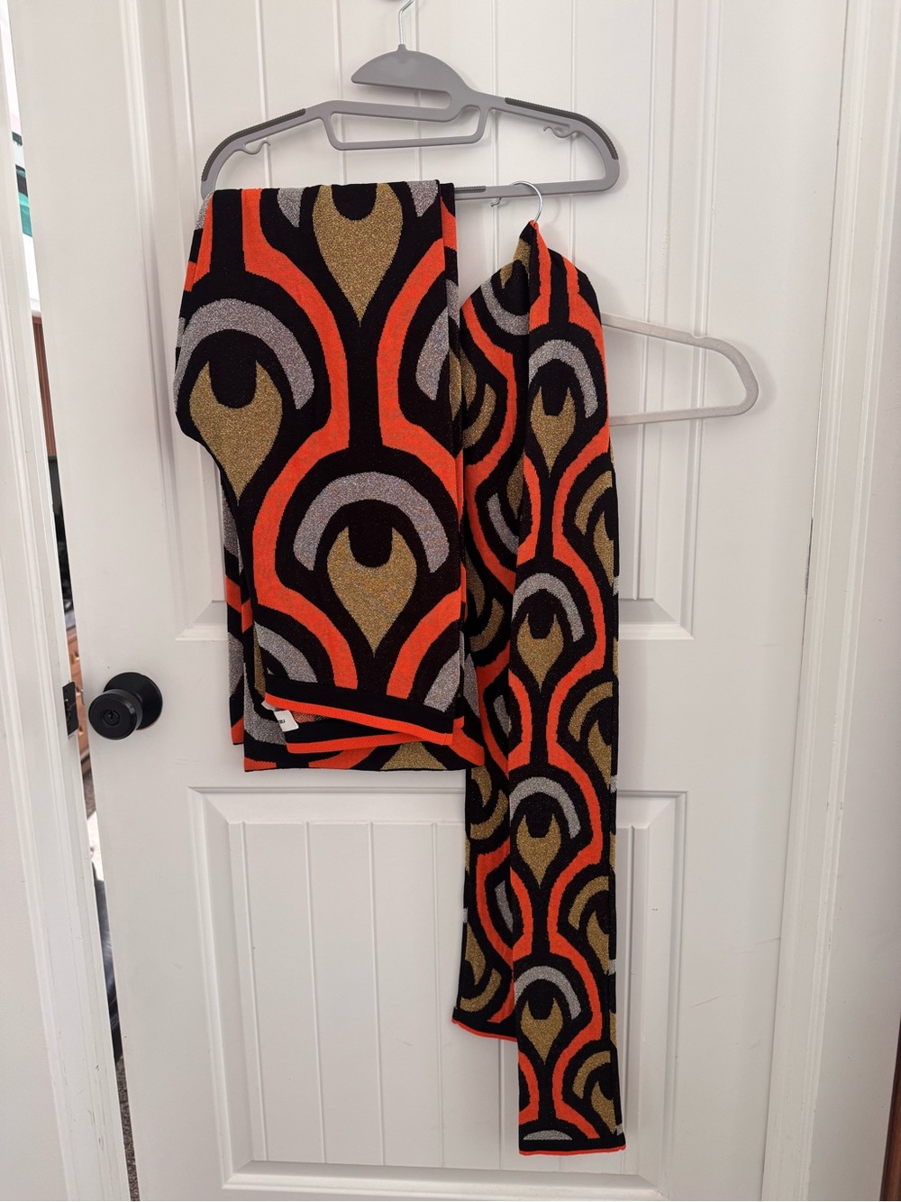 Paco Rabanne Lurex Pants and Scarf - Picture 4 of 4